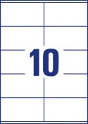 Etykiety uniwersalne Economy Europe100 by Avery Zweckform, A4, 100 ark./op., 105 x 57 mm, białe ELA022