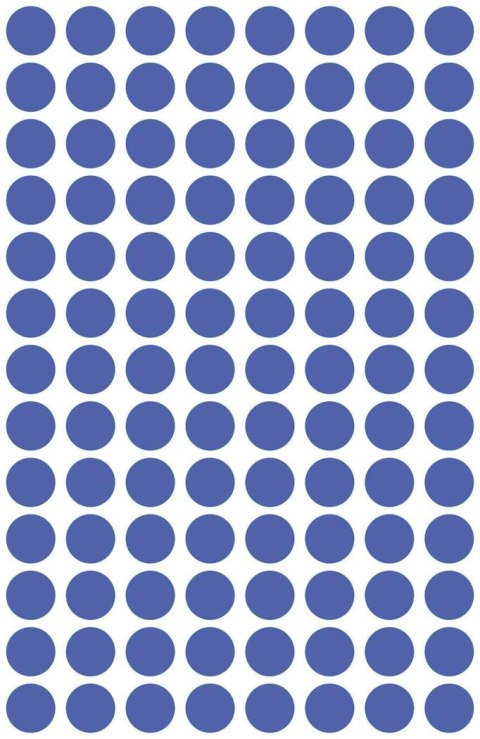 Kółka do zaznaczania 3591 Q8 niebieskie 4 ark. Usuwalne, Avery Zweckform