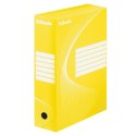 Pudełka archiwizacyjne ESSELTE BOXY 100mm żółte 128423