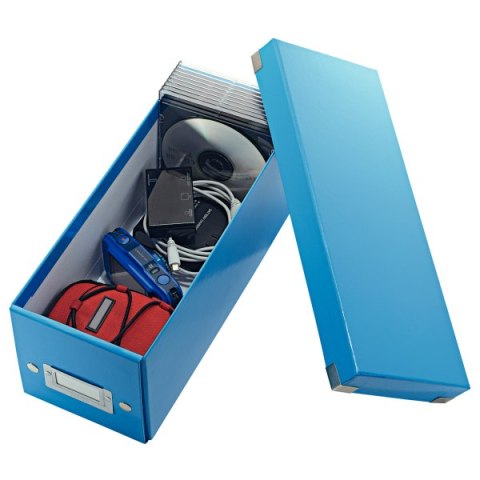 Pudło LEITZ C&S na CD WOW niebieskie 60410036