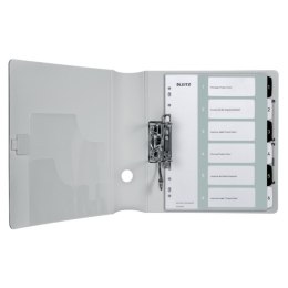 Przekładki plastikowe do nadruku tekstu na kartę, Leitz WOW, 16, biało-czarne 12140000 .