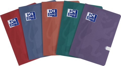 Brulion Oxford Touch Trend Szyty A5 80 kartek 90 g kratka 5x5 mm 400175461