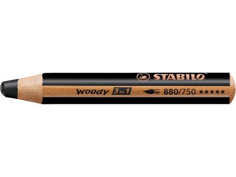 Kredka WOODY czarna 880/750 STABILO
