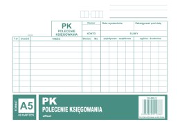 439-3 Polecenie księgowania A5 offset MICHALCZYK&PROKOP 80 kartek