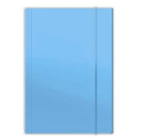 Teczka z gumką A4 PLUS błękit TADEO TT6626 niebieska