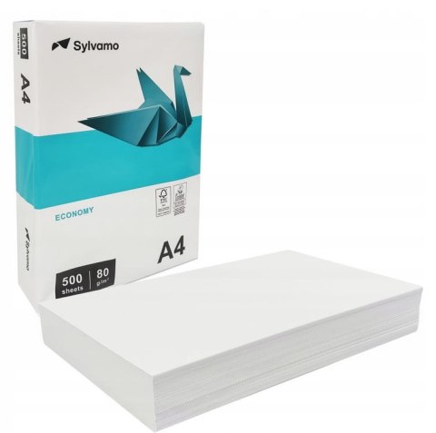 Papier xero A4 SYLVAMO 80g klasa białości C 146 karton 5 ryz