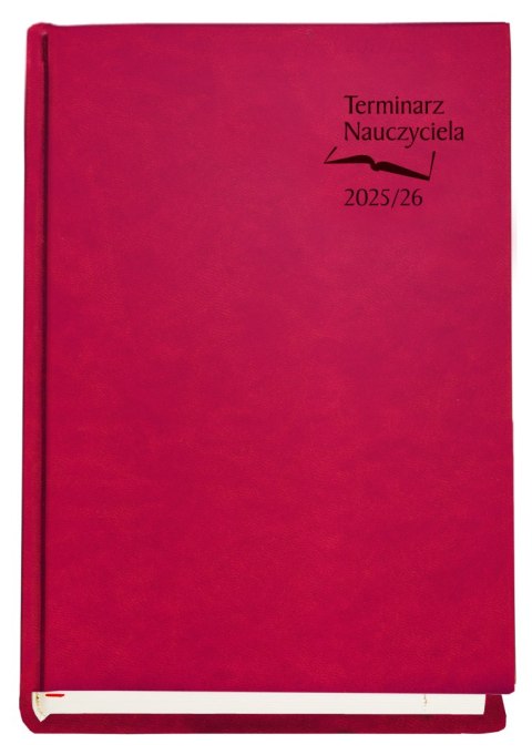 Terminarz NAUCZYCIELA 2025/2026 bordowy T-155V-B Michalczyk i Prokop