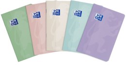 Zeszyt Oxford Touch Pastelowy A6 48 kartek 90 g kratka 5x5 mm 400175309 .
