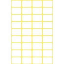 Białe minietykiety do opisywania ręcznego, 72 etyk./op., 38 x 18 mm, białe, AVERY ZWECKFORM, 3077