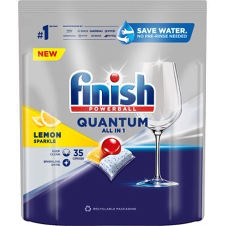 FINISH Kapsułki do zmywarki Quantum All in 1 35 szt. Lemon 05222