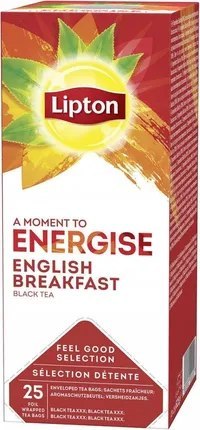 Herbata LIPTON English Breakfast (25 kopert fol.)