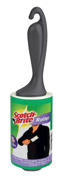Rolka czyszcząca SCOTCH BRITE_ Silver, 56 listków, czarna