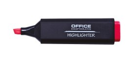 Zakreślacz fluorescencyjny OFFICE PRODUCTS, 1-5mm (linia), czerwony 17055211-04