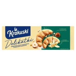 Ciastka_BAHLSEN KRAKUSKI DELIKATKI herbatniki o smaku waniliowym z orzechami laskowymi 125g