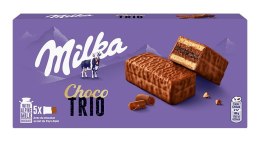 Ciastka MILKA CHOCO TRIO z kremowym nadzieniem 150g