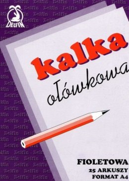 Kalka ołówkowa A4/25 ark. DELFIN