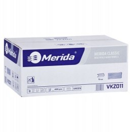 Ręczniki papierowe składane ZZ Merida zielone, 4000 szt./op., VKZ011