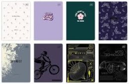 Zeszyt A5 60 kratka mix wzorów INTERDRUK .