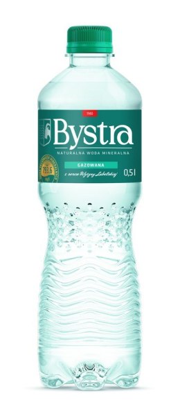 BEZ KAUCJI Woda BYSTRA 0.5l gazowana zgrzewka 12 szt.