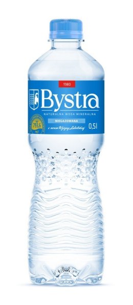 BEZ KAUCJI Woda BYSTRA 0.5l niegazowana zgrzewka 12 szt.