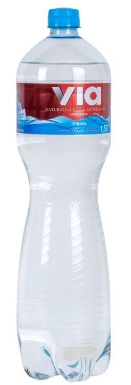 BEZ KAUCJI Woda VIA 1.5l gazowana zgrzewka 6 szt.