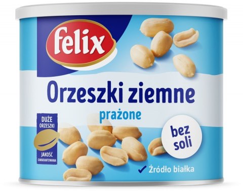 Orzeszki ziemne prażone bez soli FELIX 140g puszka