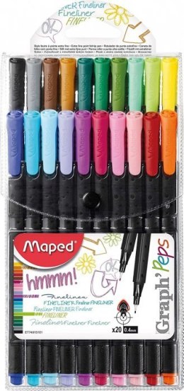 Cienkopis GRAPH PEPS 20szt.etui 749151 MAPED 0.4mm