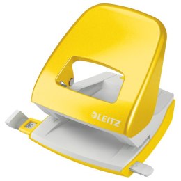 Dziurkacz duży metalowy Leitz, żółty, 10 lat gwarancji, 30 kartek 50081016 .