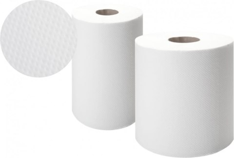 Ręcznik w roli PROFESSIONAL 120/2 (6 rolek) 120m 2warstwy celuloza biały ELLIS 3032