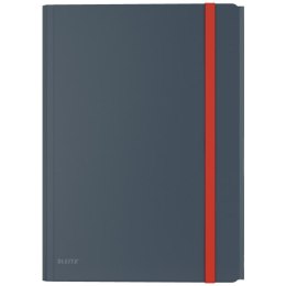 Teczka z gumką i kieszonką Leitz Cosy, PP, szara 46190089 .