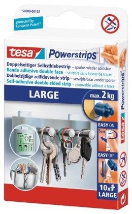 Plastry samoprzylepne TESA POWERSTRIPS duże kpl 10sztuk 58000-00132-20 TS