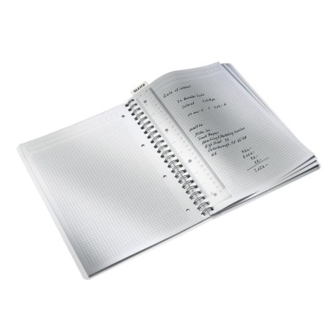 Kołonotatnik w kratkę A4 PP Leitz WOW, biały 46380001 .
