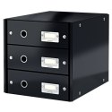 Pojemnik z 3 szufladami LEITZ C&S czarny 60480095 .