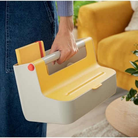 Pojemnik z uchwytem Leitz Cosy, żółty 61250019 .