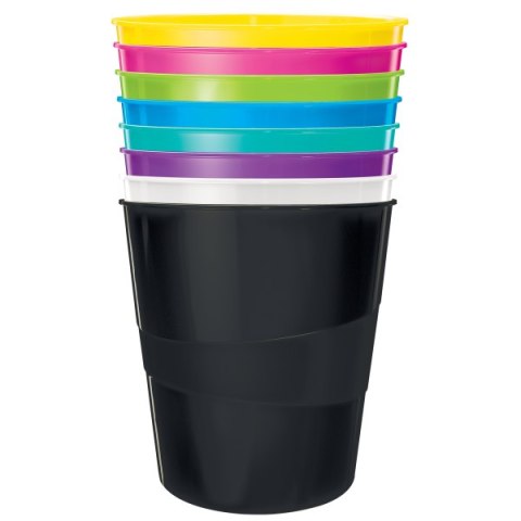 Kosz na śmieci 15L Leitz WOW, czarny 52781095 .