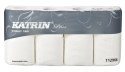 Papier toaletowy, małe rolki KATRIN Toilet 160, 2W, 112966, opakowanie: 8 rolek