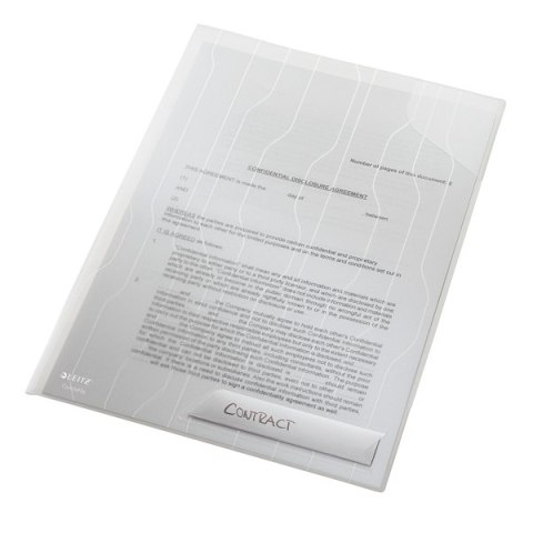 Folder_LEITZ Combifile usztywniony biały przezroczty (3szt) 47280003