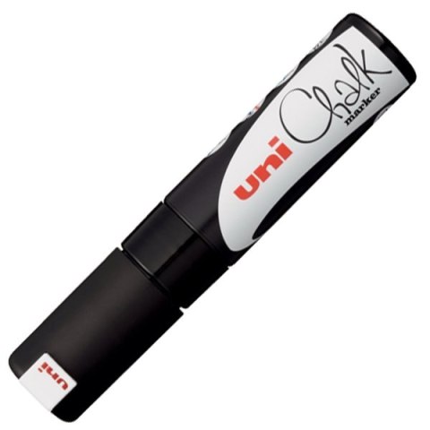 Marker z farbą kredową CHALK PWE-8K czarny UNI UNPWE8K/6CA SALE