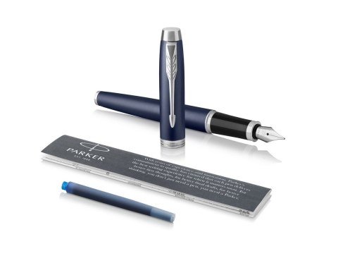Pióro wieczne (F) PARKER IM MATTE BLUE CT 1931647, giftbox