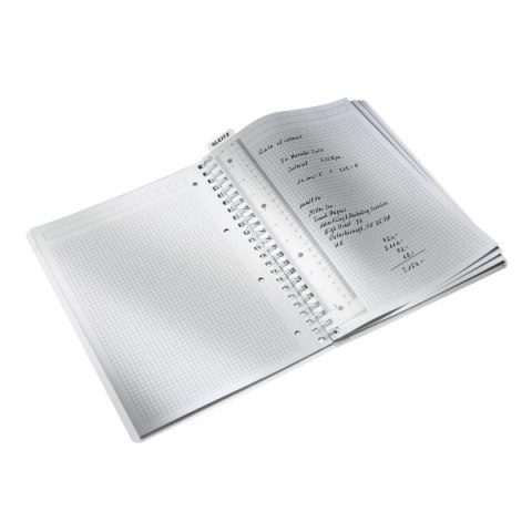 Kołonotatnik w kratkę A4 PP Leitz WOW, zielony 46380054 .