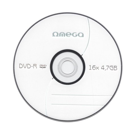 Płyta OMEGA DVD-R 4,7GB 16X KOPERTA (1) OMD16K1-