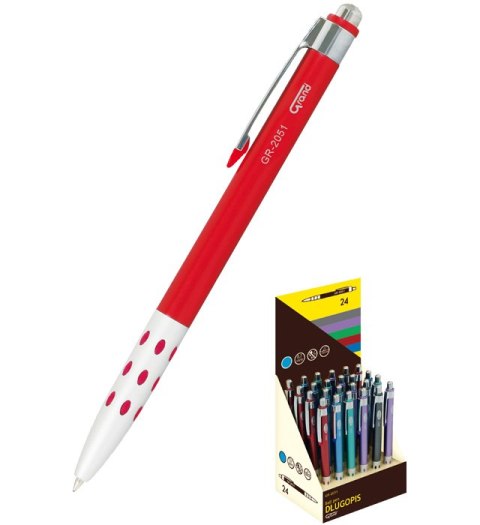 Długopis automatyczny GR-2051 GRAND 160-1069 (wkład niebieski) mix kolorów