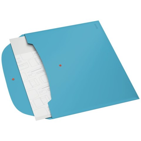 Teczka kopertowa z 2 przegródkami Leitz Cosy, niebieska 47090061 .