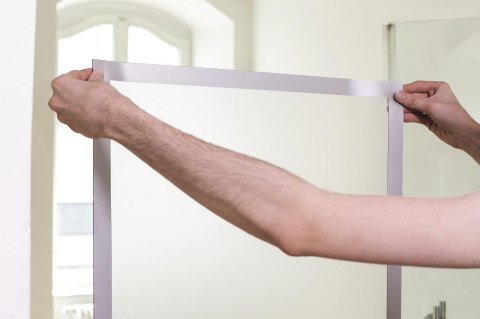 Ramka_plakatowa DURAFRAME A2 srebrna 4995-23 (X)