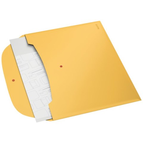 Teczka kopertowa z 2 przegródkami Leitz Cosy, żółta 47090019 .
