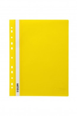Skoroszyt wpinany PP DOTTS (20) żółty wzmocniony polipropylen SPP-DOT-02-04