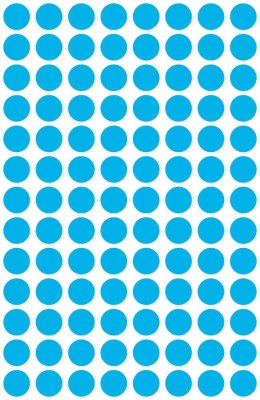 Etykiety kółka do zaznaczania niebieskie 3011 4 ark Avery Zweckform