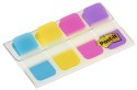 Zakładki indeksujące POST-IT do archiwizacji (676-AYPV), PP, silne, 16x38mm, 4x10 szt., mix kolorów