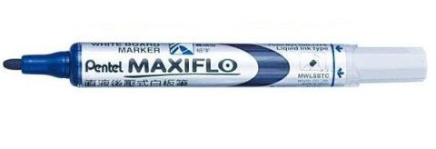 Marker suchościeralny niebieski MWL5SC PENTEL MAXIFLO (z tłoczkiem)