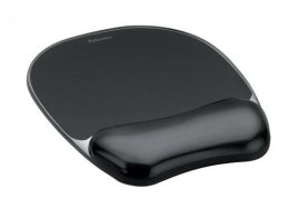 Podkładka pod mysz i nadgarstek czarna CRYSTAL 9112101 FELLOWES